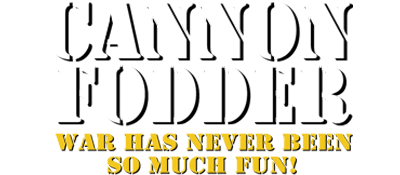 Cannon Fodder logo for Sega Mega Drive
